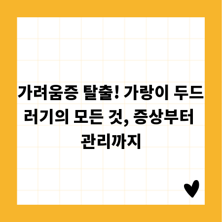 가려움증 탈출! 가랑이 두드러기의 모든 것, 증상부터 관리까지