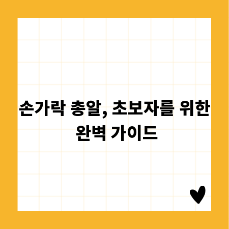 손가락 총알, 초보자를 위한 완벽 가이드